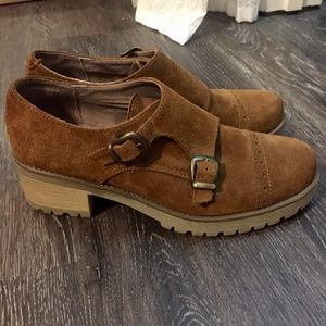 Bosanova Barcelona Suede Leather Oxfords